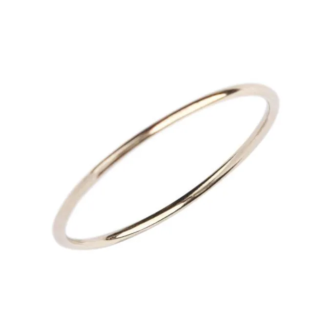 Gold Stacking Ring