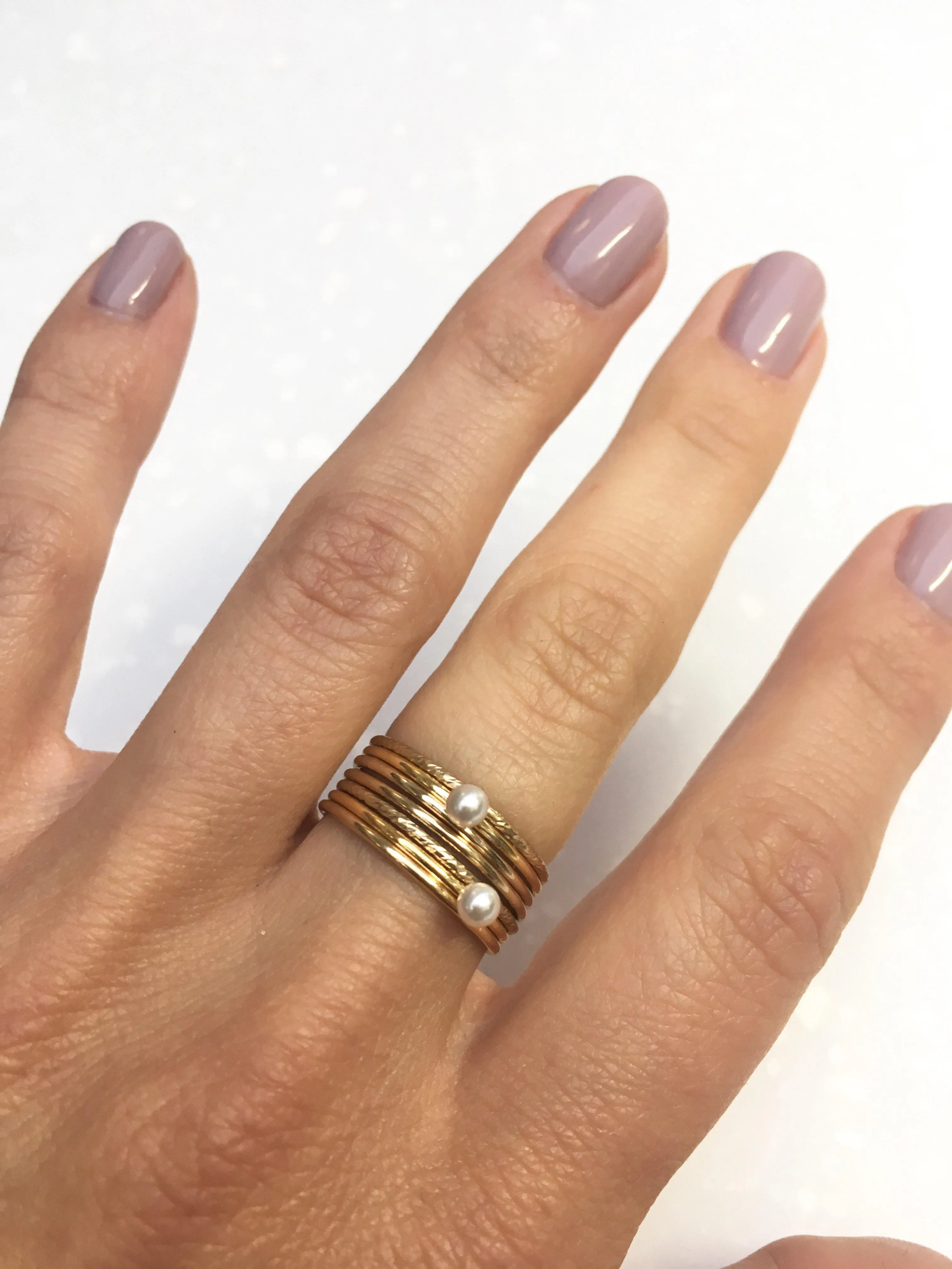 Gold Stacking Ring