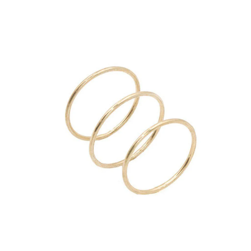 Gold Stacking Ring
