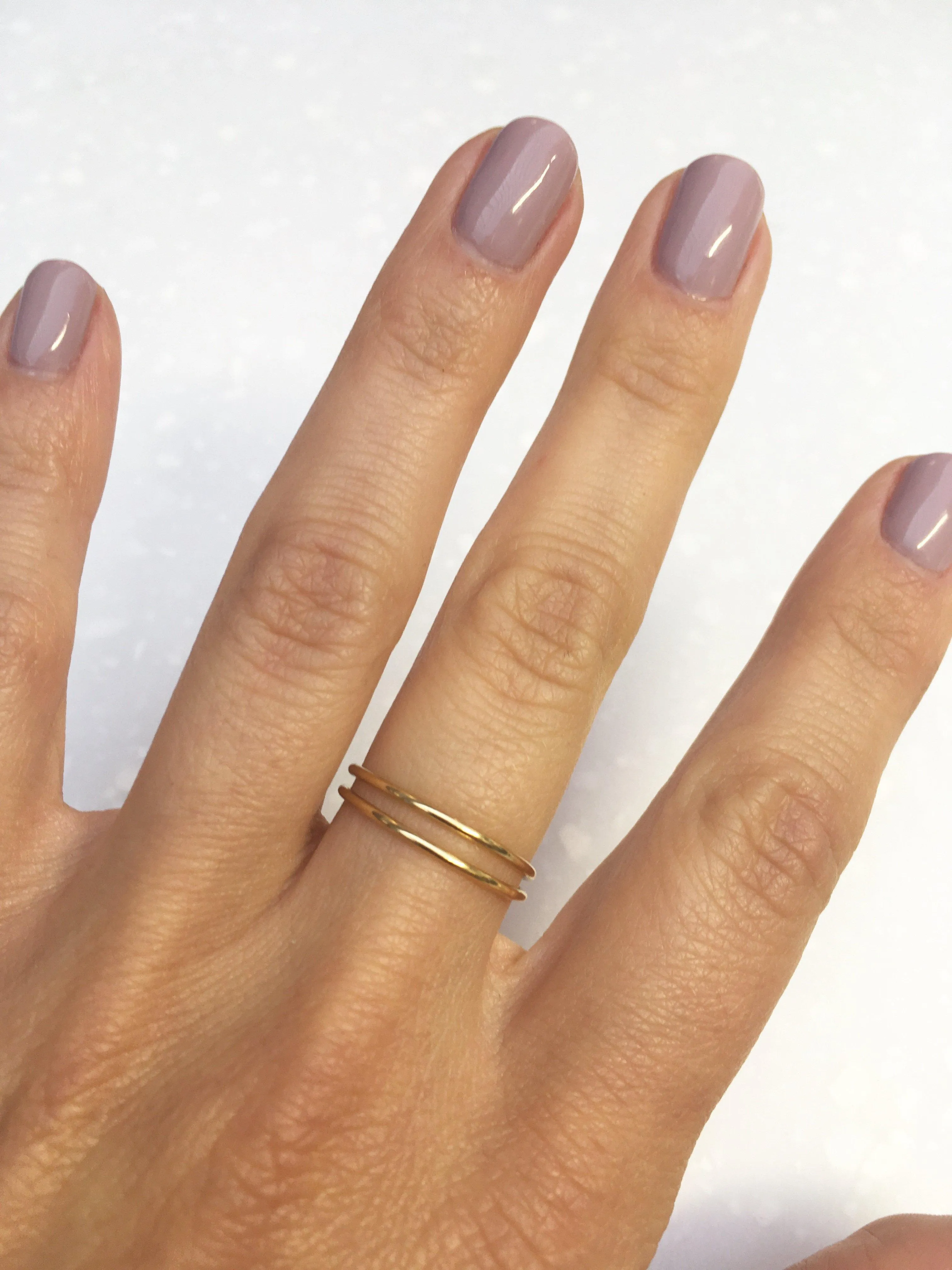 Gold Stacking Ring