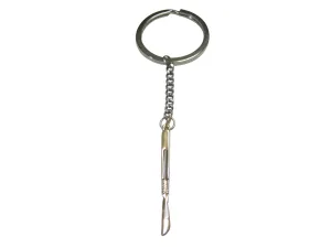 Gold Toned Medical Surgeon Scalpel Knife Pendant Keychain