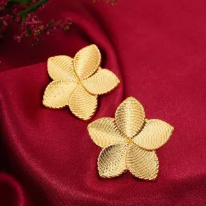 Golden Flower Studs