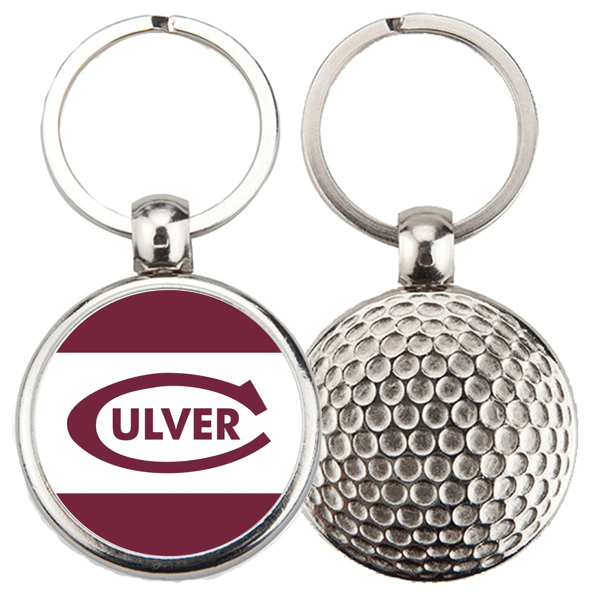 Golf Metal Key Tag