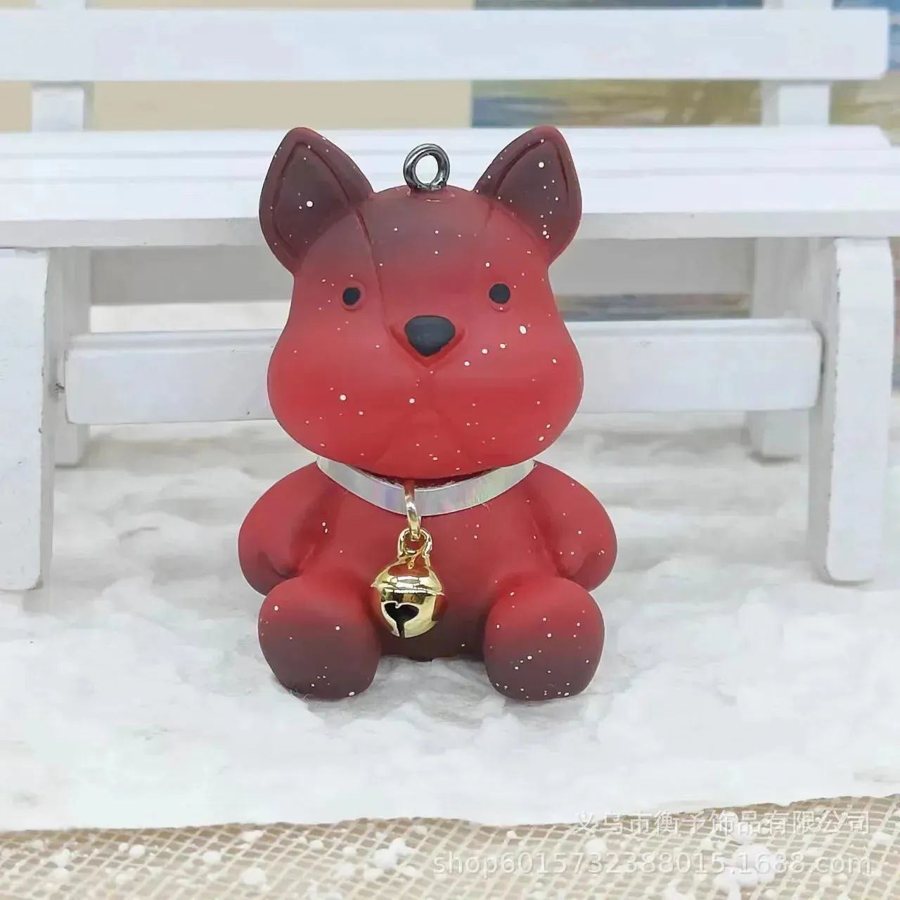 Gradient Starry Puppy Acrylic Keychain
