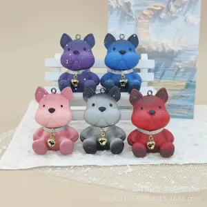 Gradient Starry Puppy Acrylic Keychain