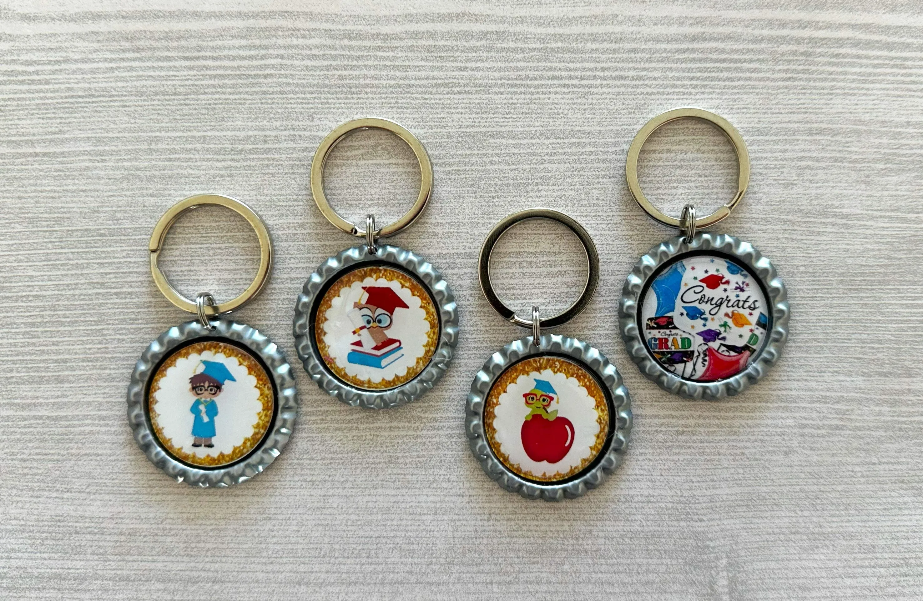 Graduation Themed Keychains