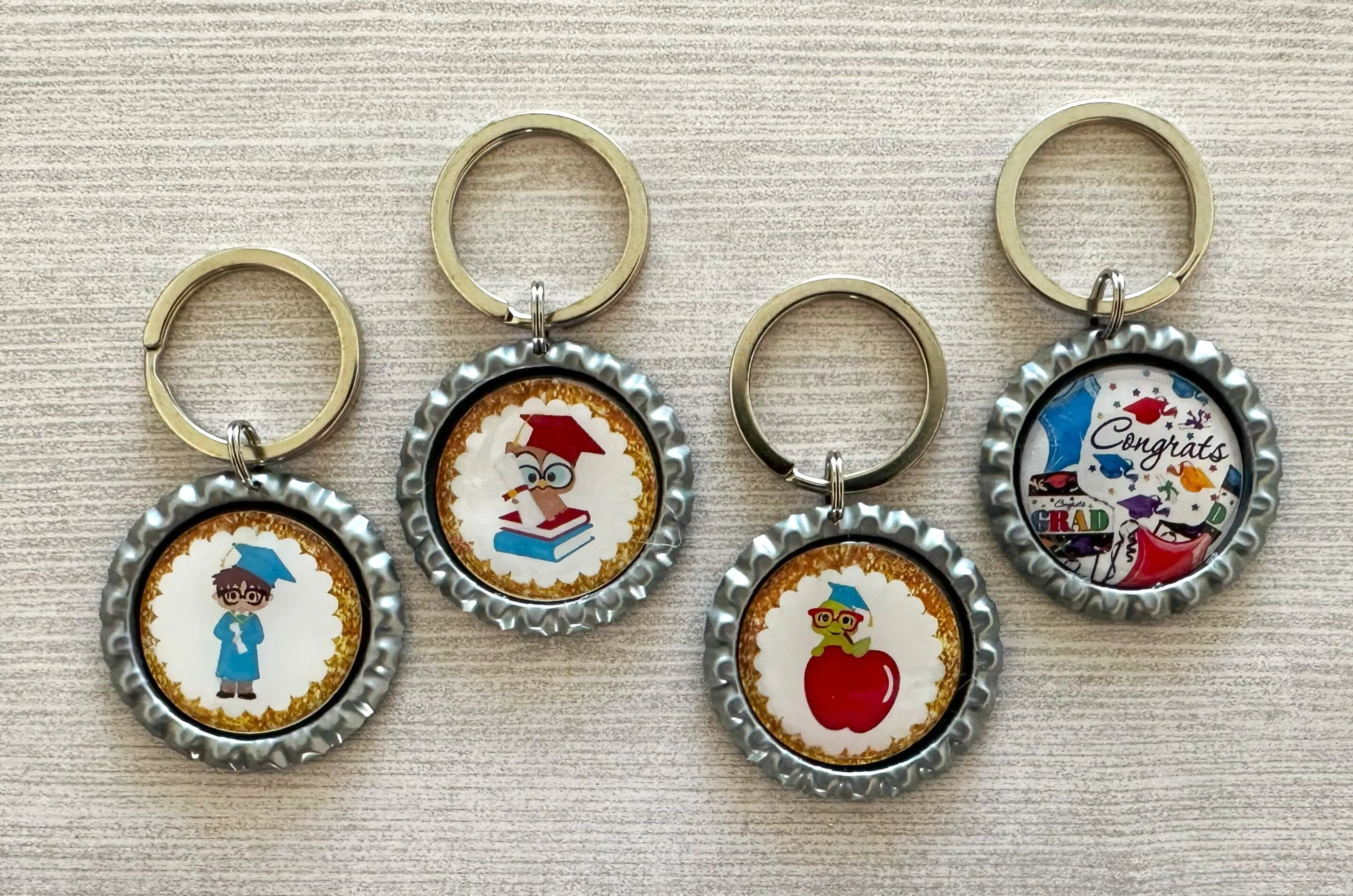 Graduation Themed Keychains