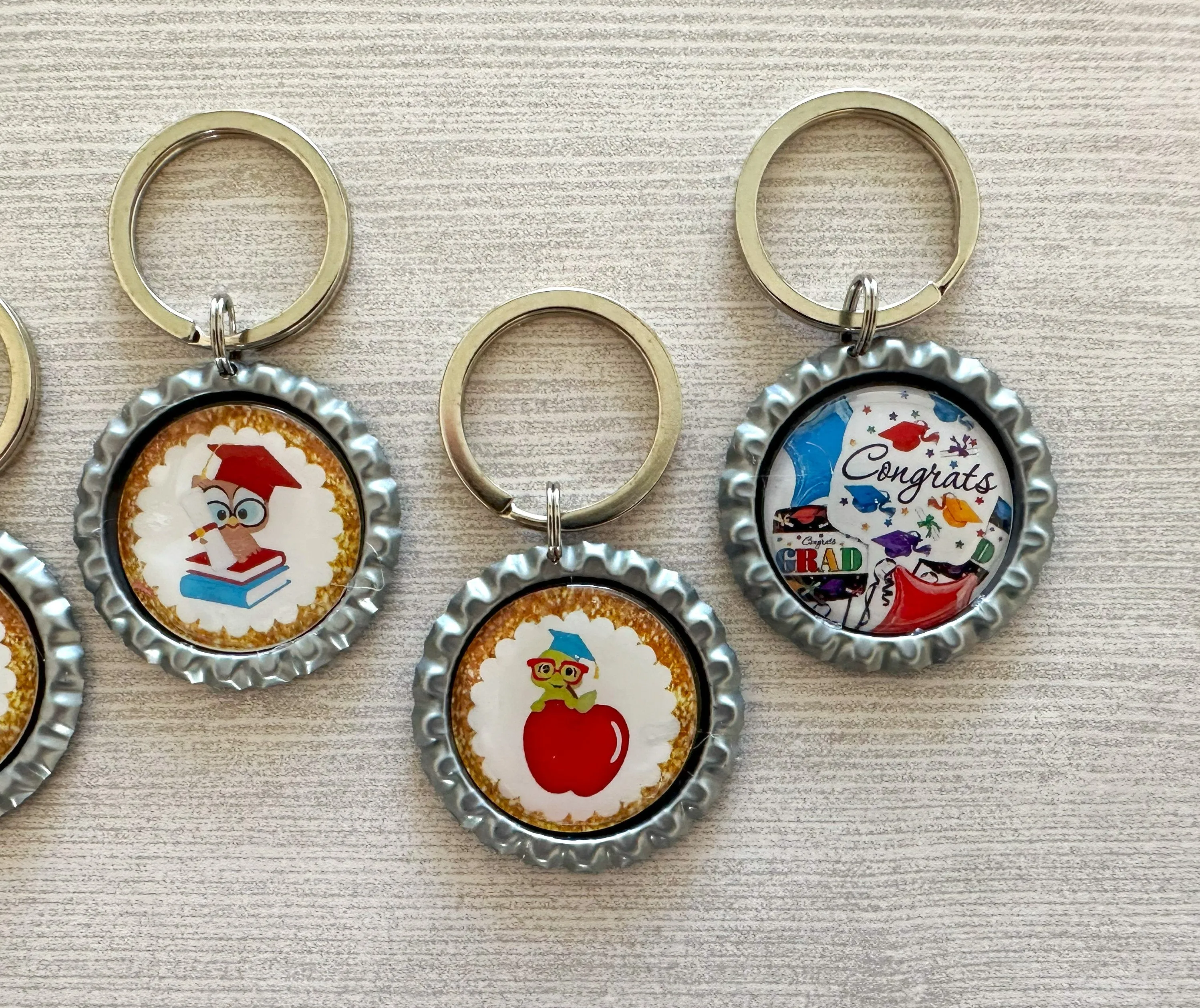 Graduation Themed Keychains