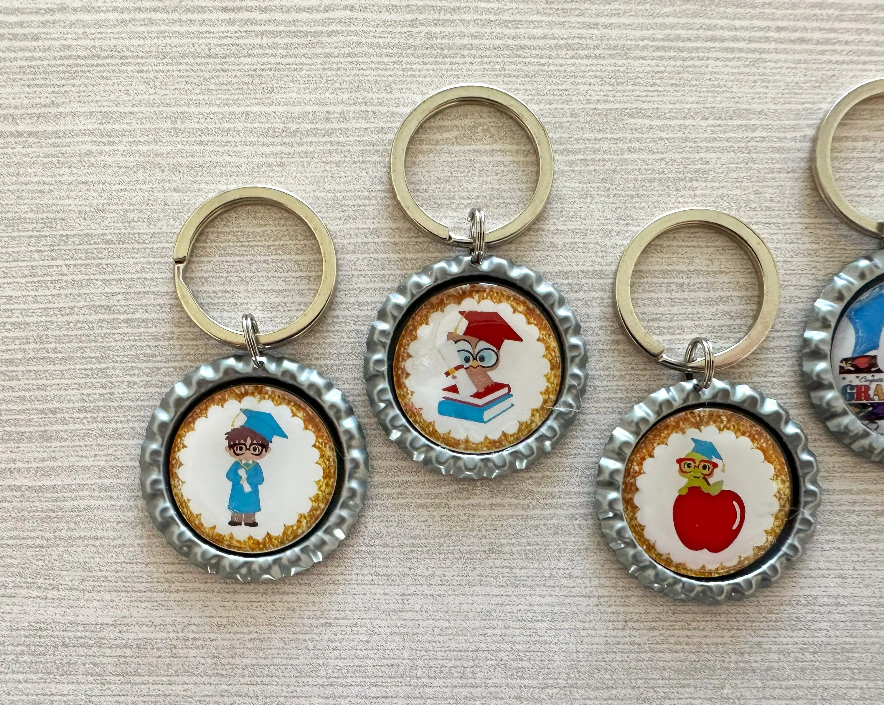 Graduation Themed Keychains