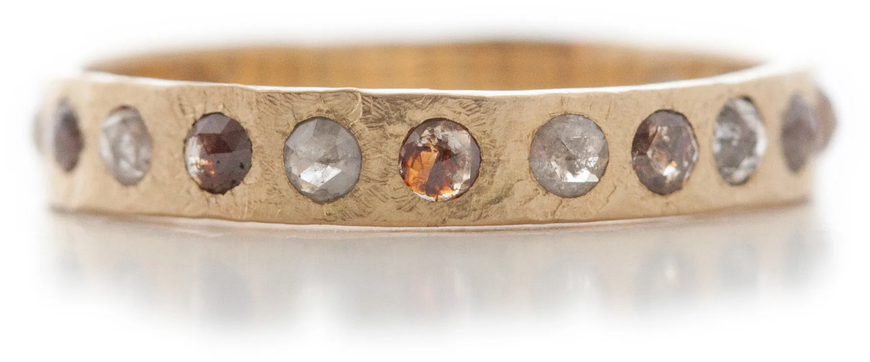 Guinevere Opaque Diamond Band