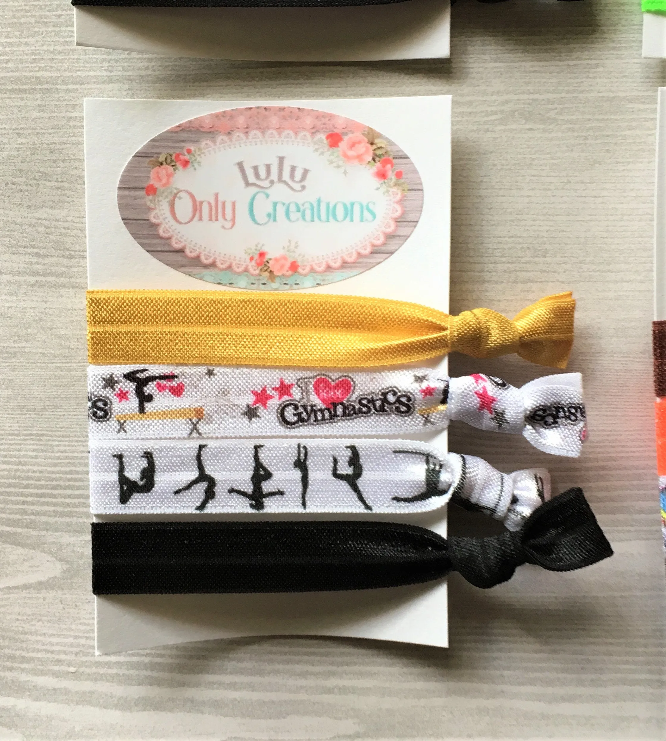 Gymnastics and Unicorn Hair Ties