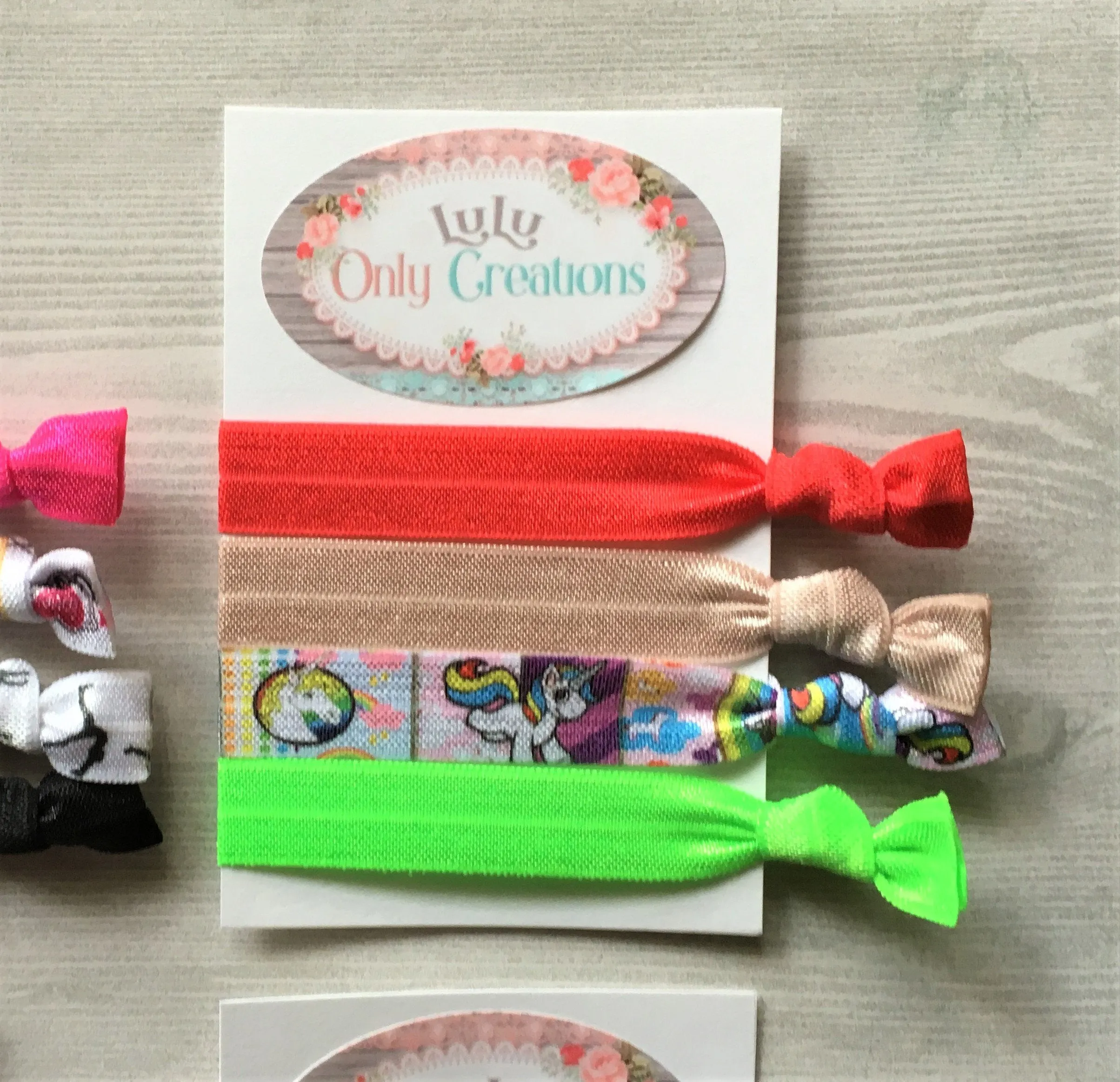 Gymnastics and Unicorn Hair Ties