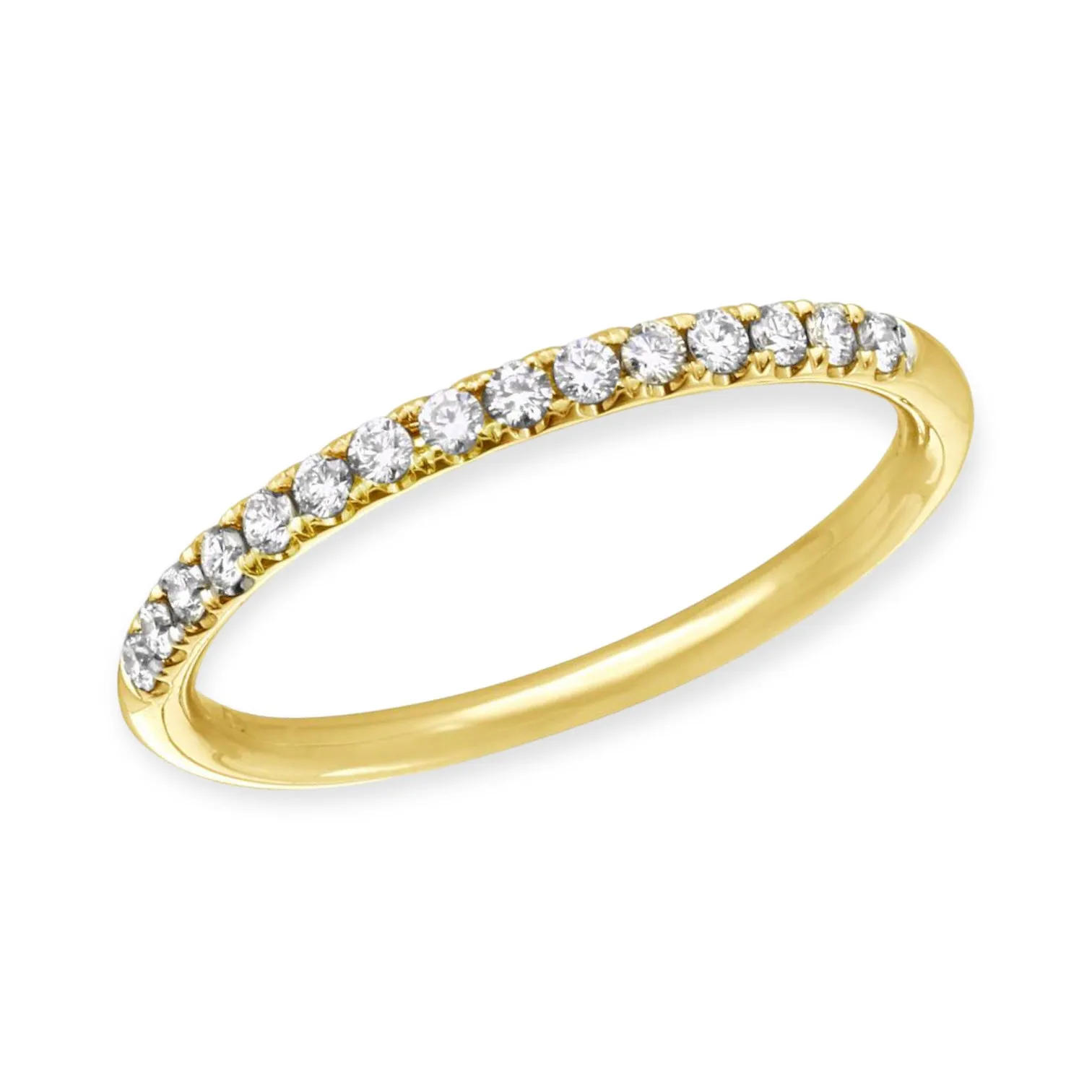 Half Diamond Eternity Band