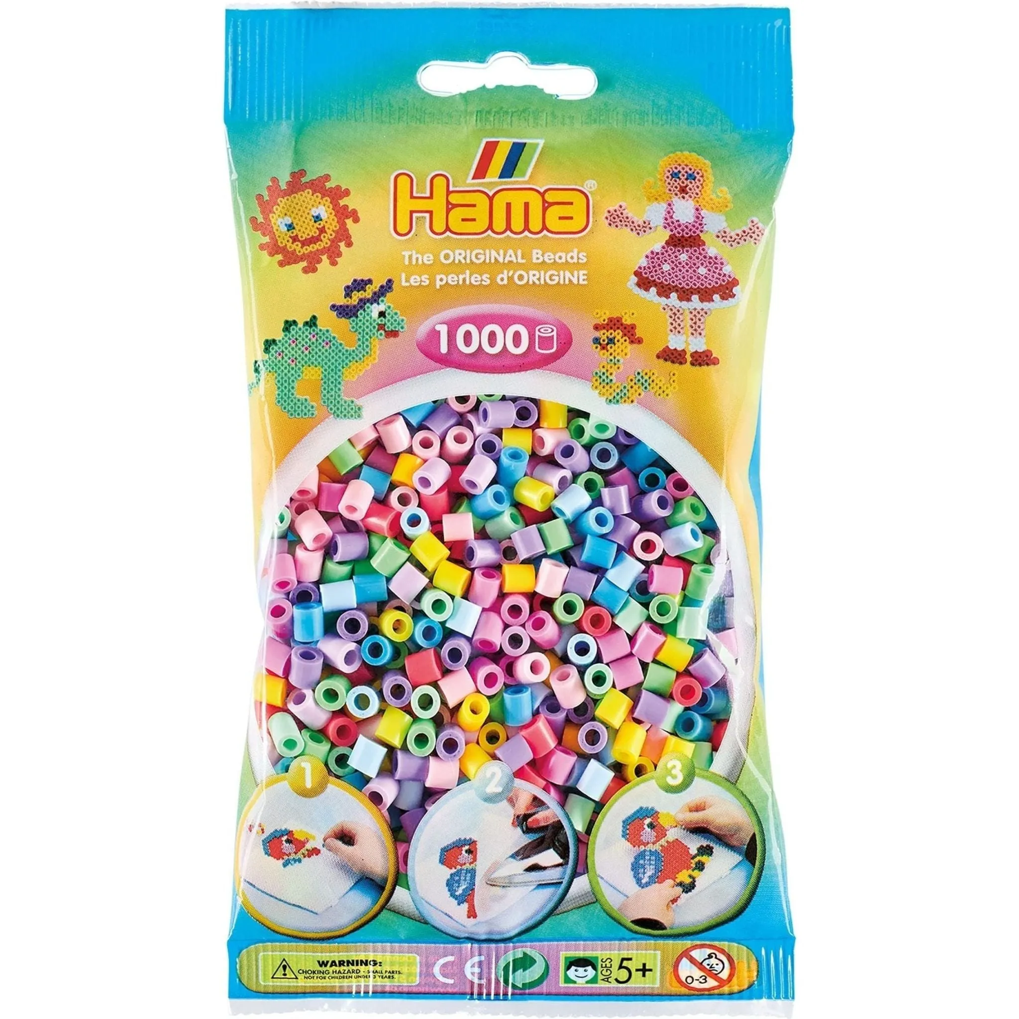 Hama Beads - 1000 Bead Pack (14 variants)