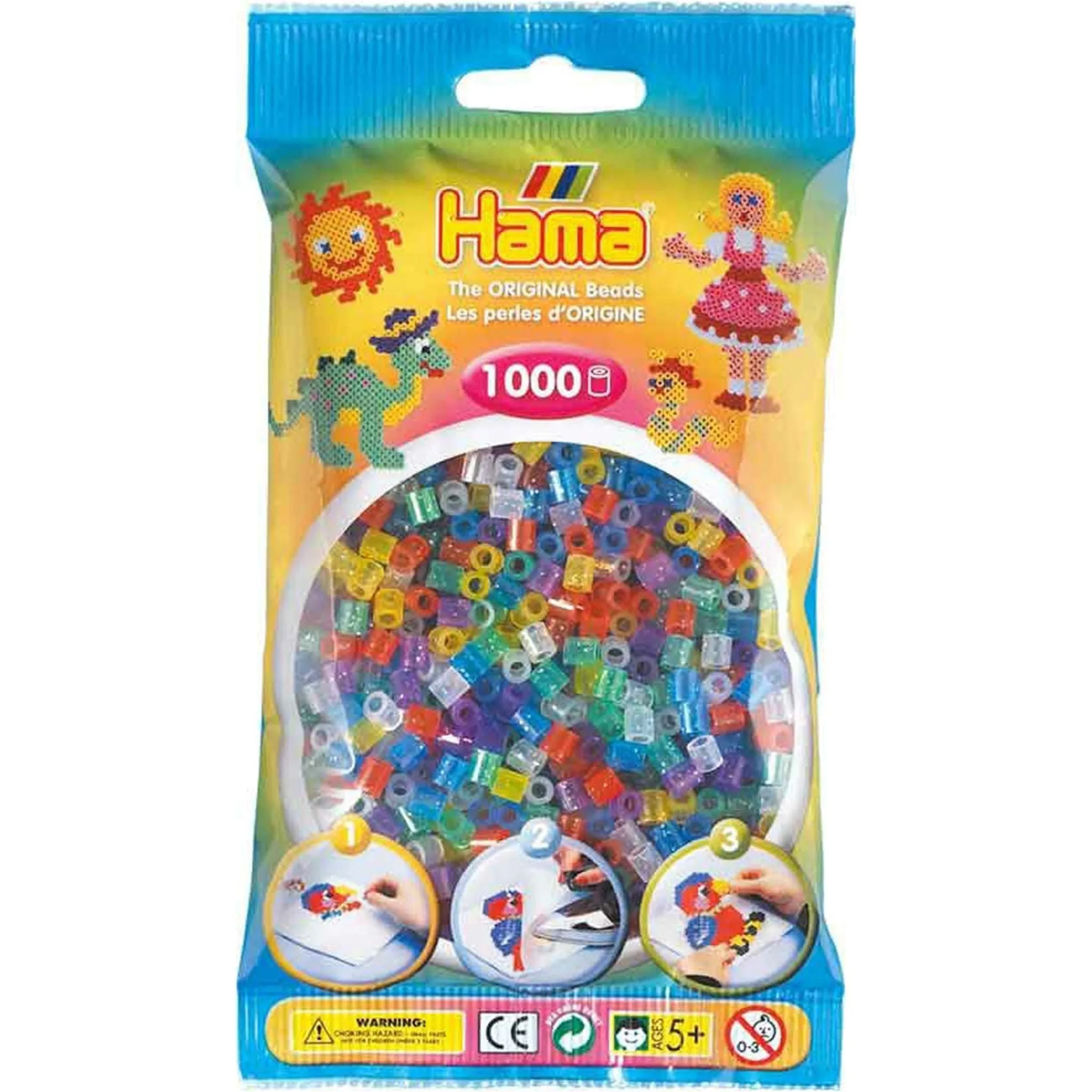Hama Beads - 1000 Bead Pack (14 variants)