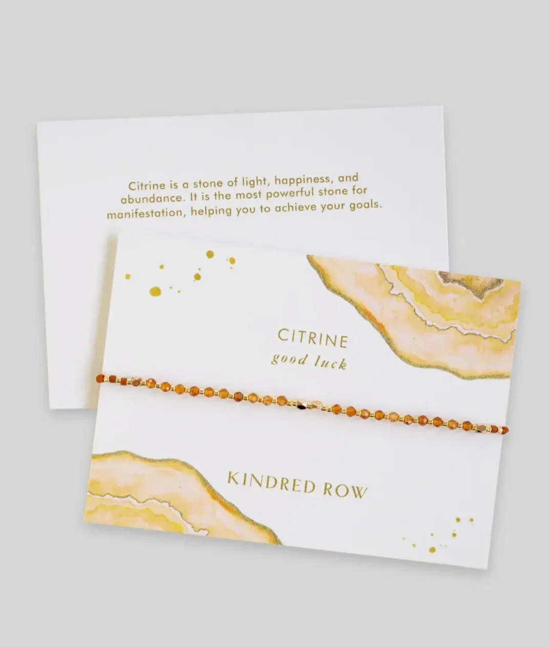 Healing Gemstone Stacking Bracelet - Citrine