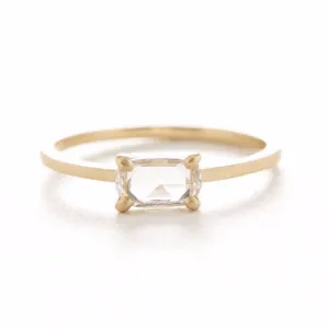 Heavenly Oval Horizontal Diamond Ring