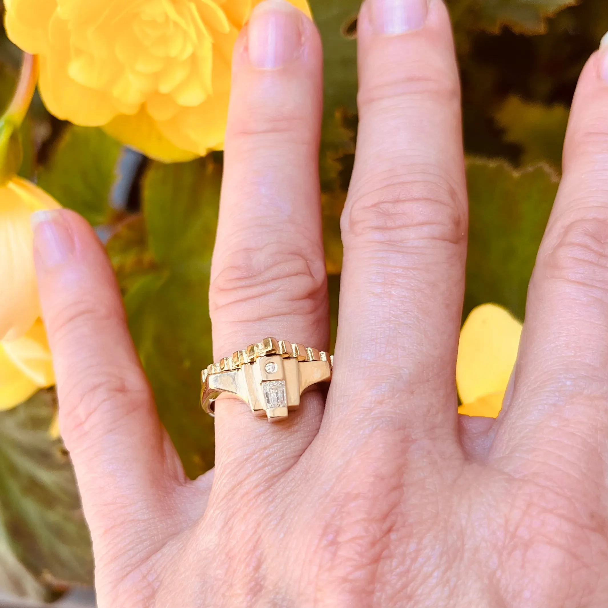 Helen Diamond and 18kt Fairmined Ring
