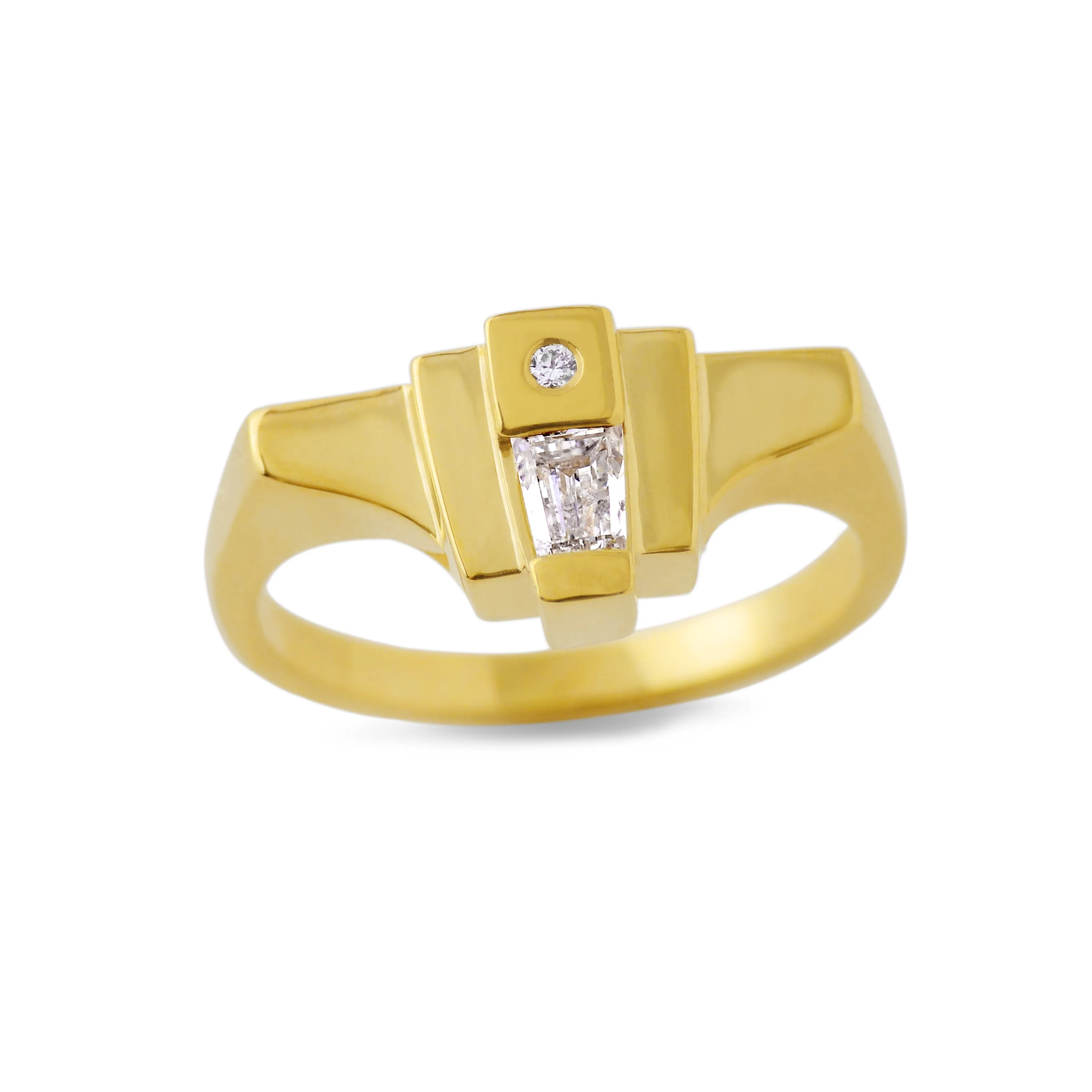 Helen Diamond and 18kt Fairmined Ring