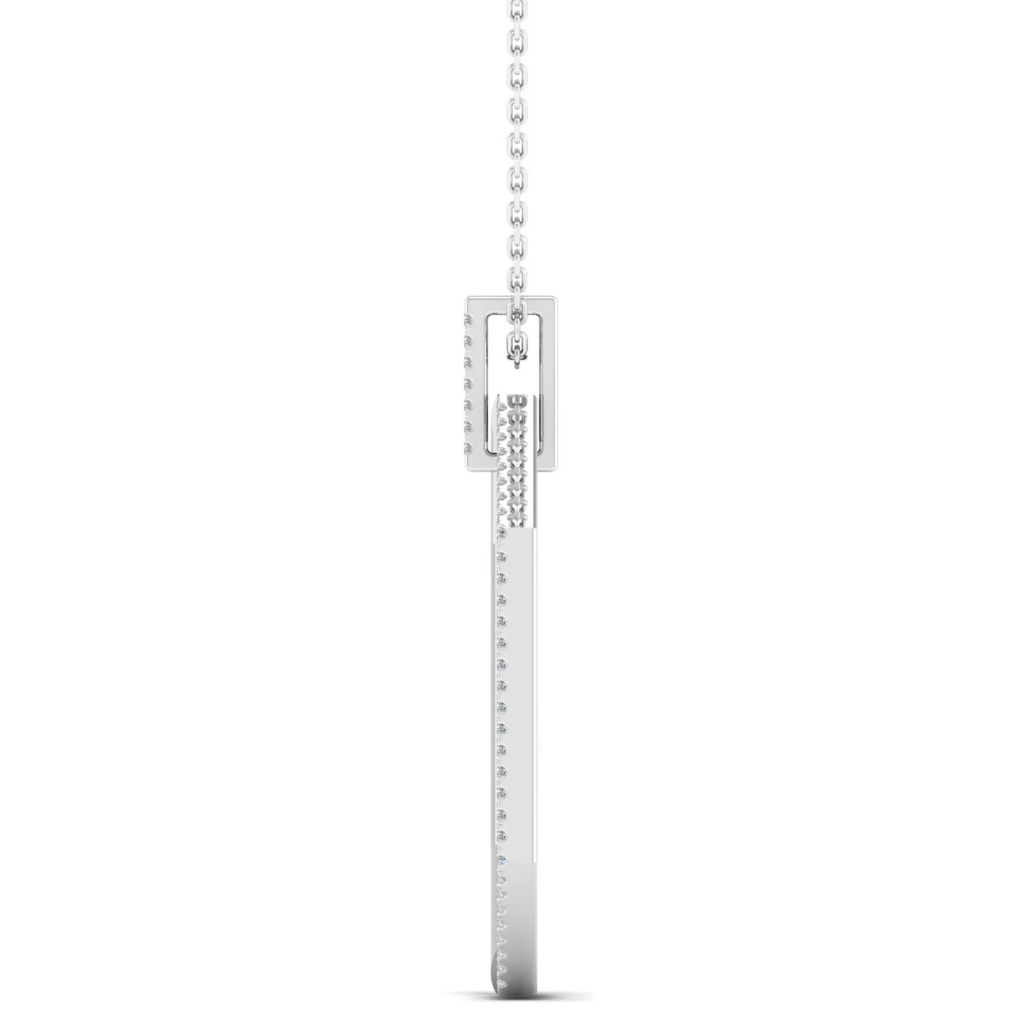Hexagon Diamond Pendants