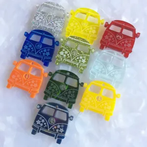 Hippie Van - Camionetica Volky / 10 Piezas, 30mm