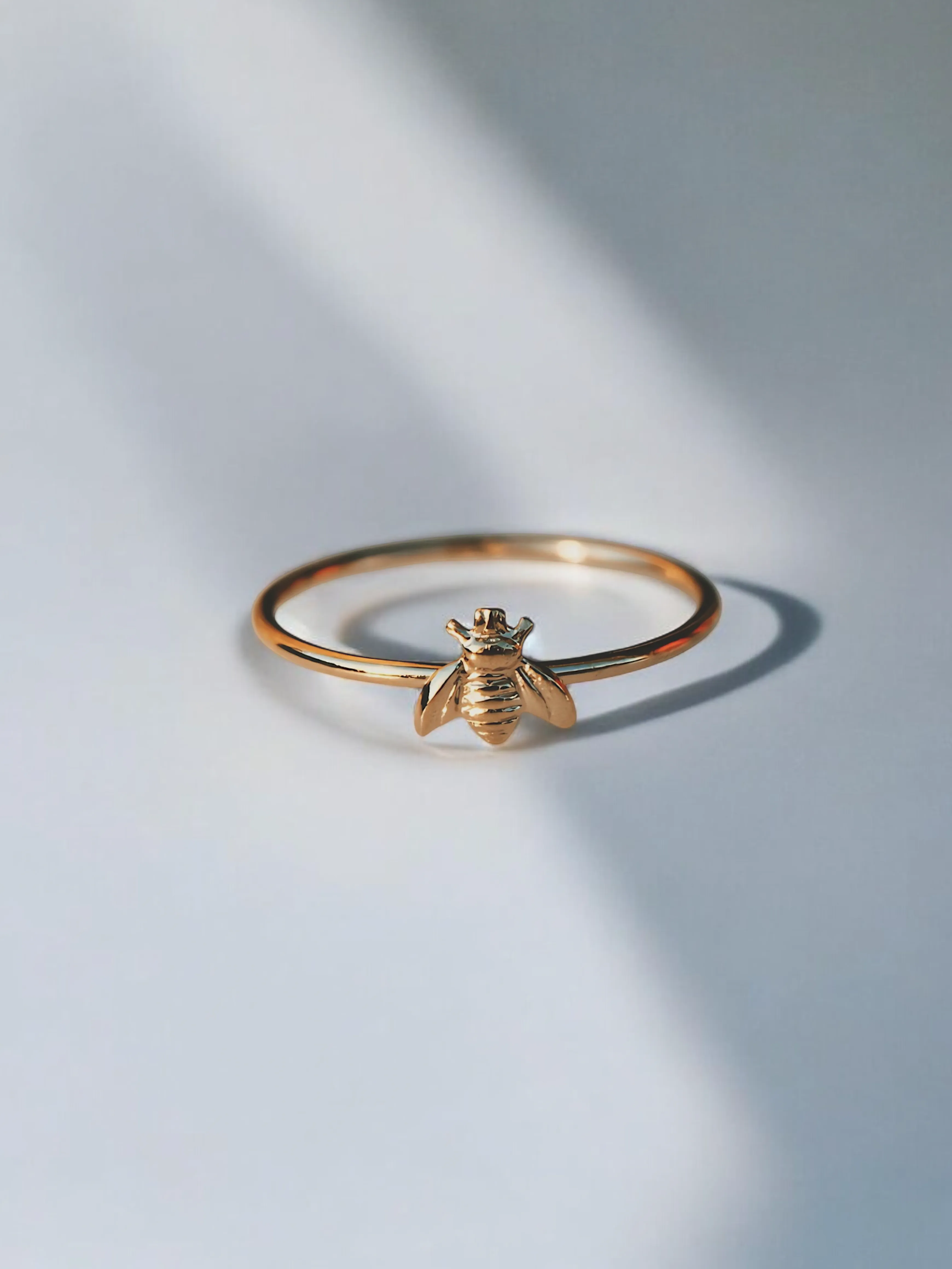 Honey Bee Stacking Ring - 14k Gold Filled