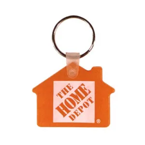 House shaped soft key chain