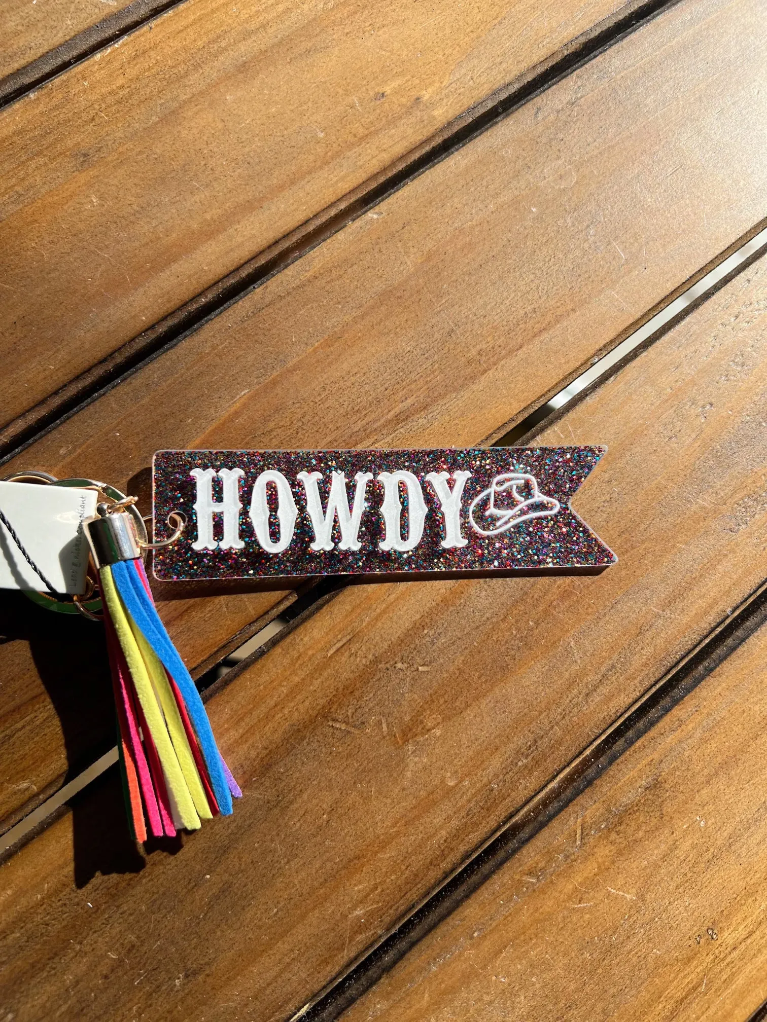 HOWDY Acrylic Key Tag
