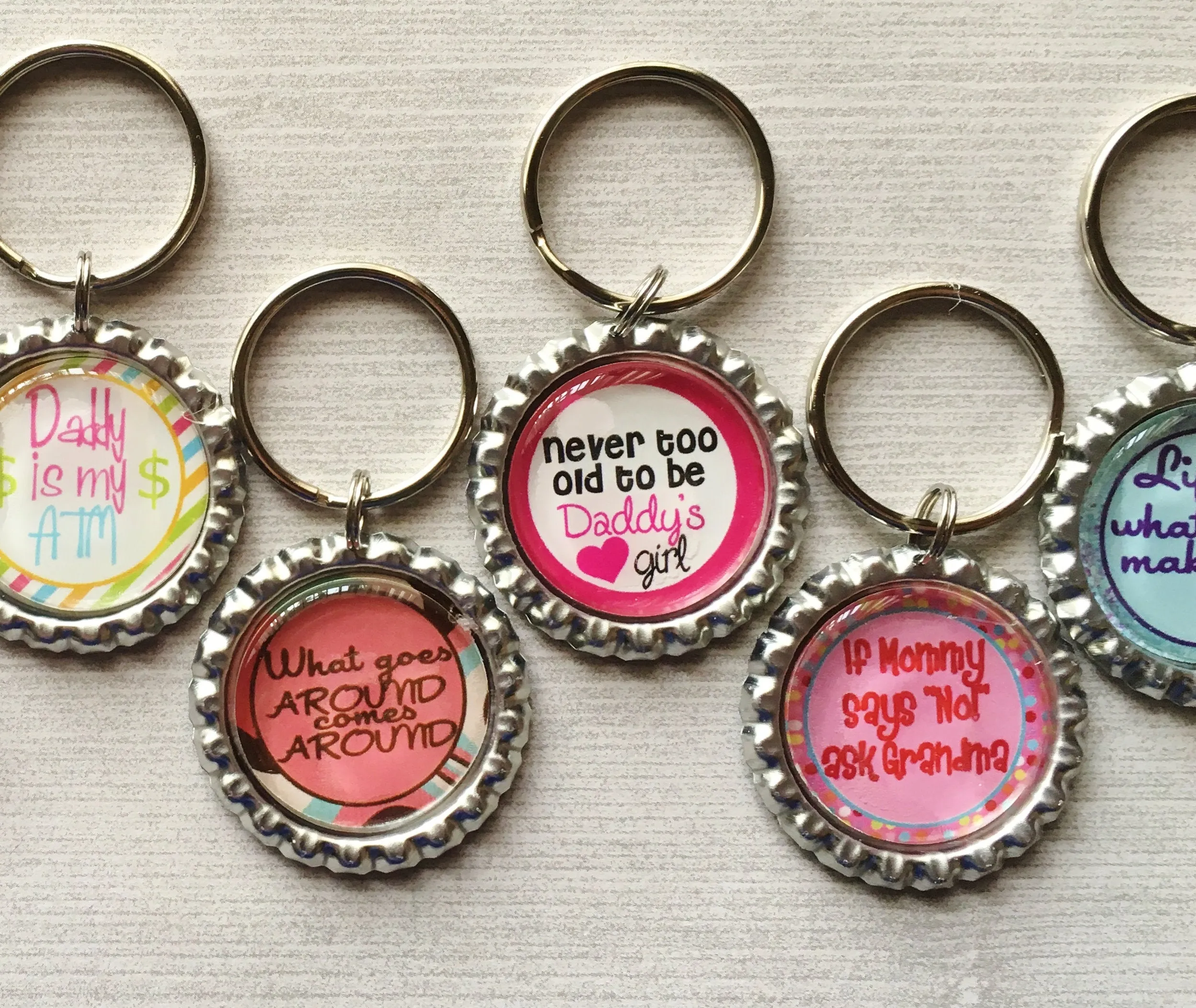 Humorous Sayings Keychains