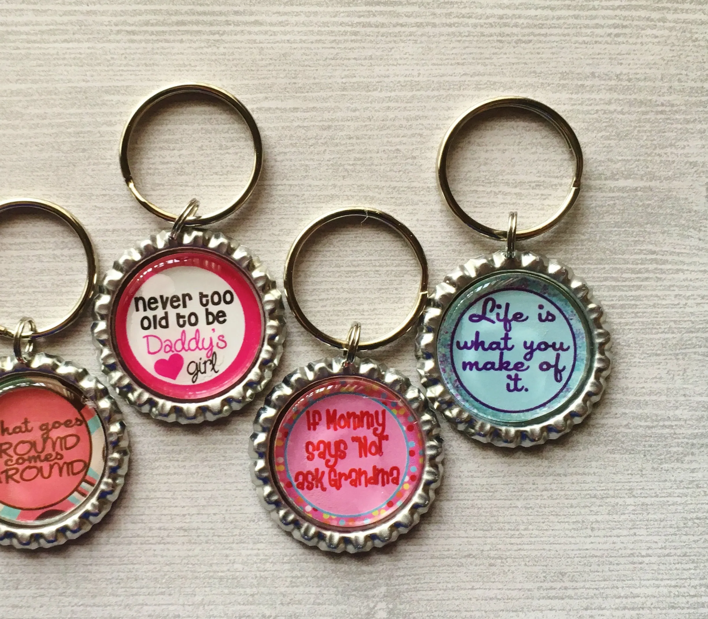 Humorous Sayings Keychains