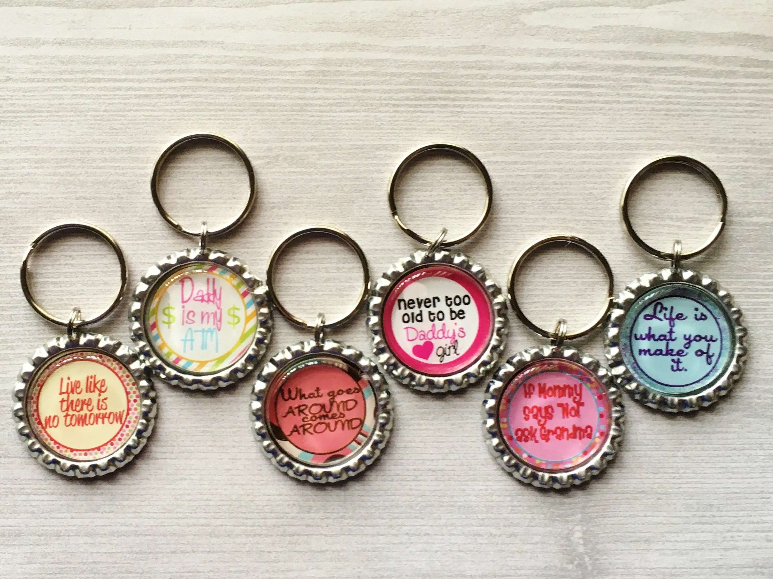Humorous Sayings Keychains