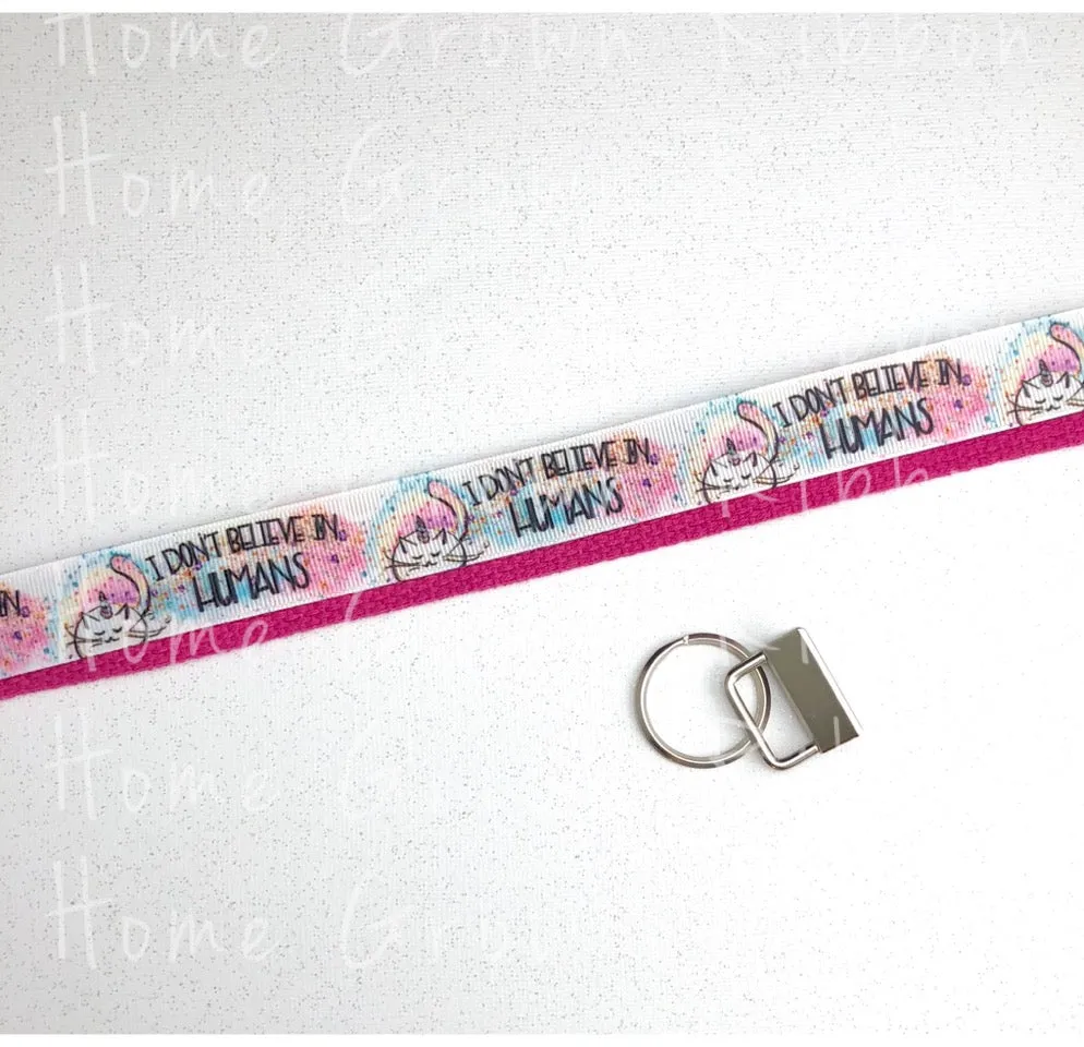 I Don't Believe in Humans Key Fob Kit - Multiple Colors Available