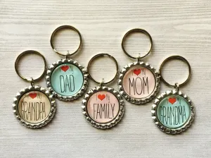 I Heart (Love) Keychains