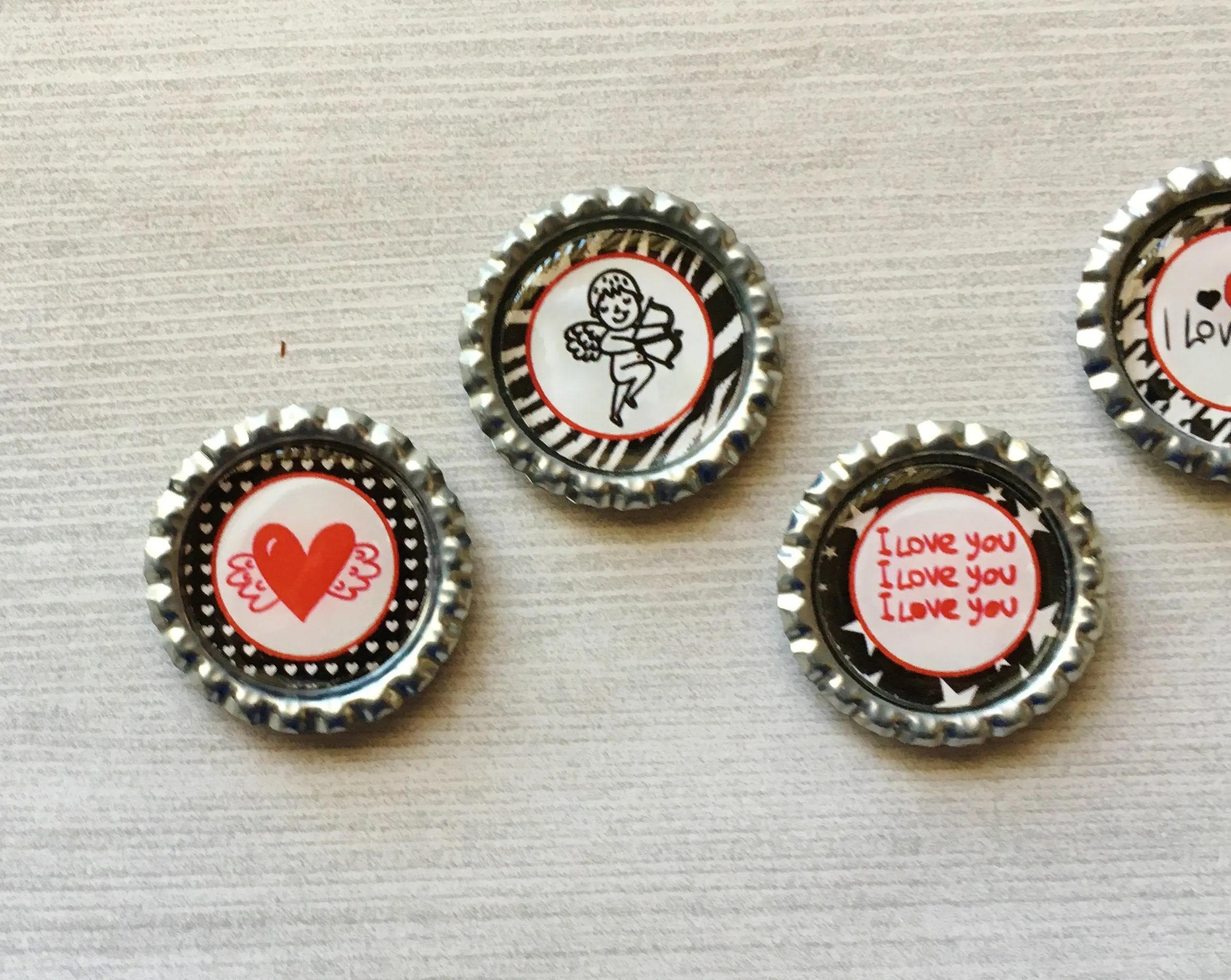 I Love You Magnets, Set of 5