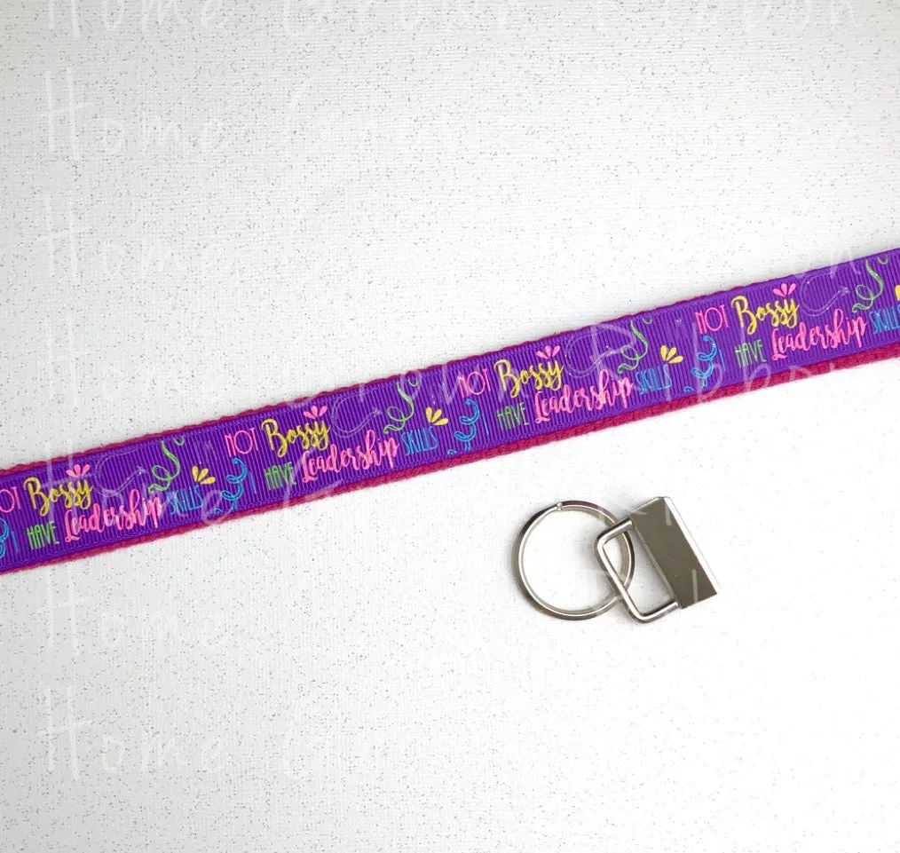 I'm Not Bossy, I Have Leadership Skills Key Fob Kit - Multiple Colors Available