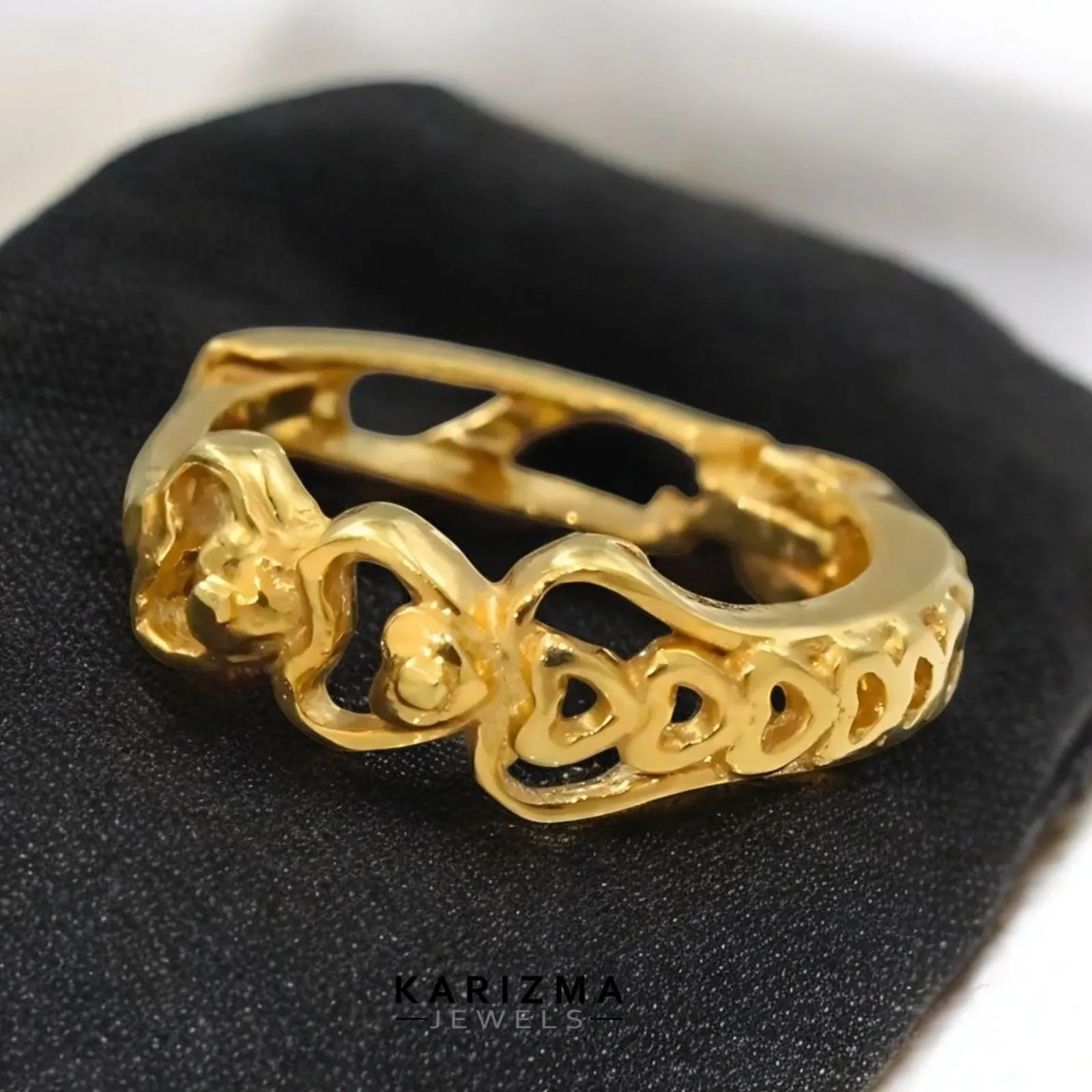 Indian 18K Real Gold handmade Clicker Nose ring Nose Hoop Ring 22g