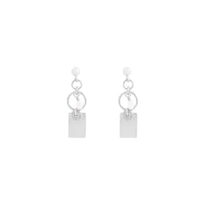 Indy Freshwater Pearl Earrings - Silver
