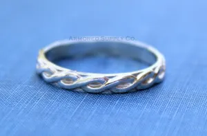Infinity Band Stacker Ring Silver