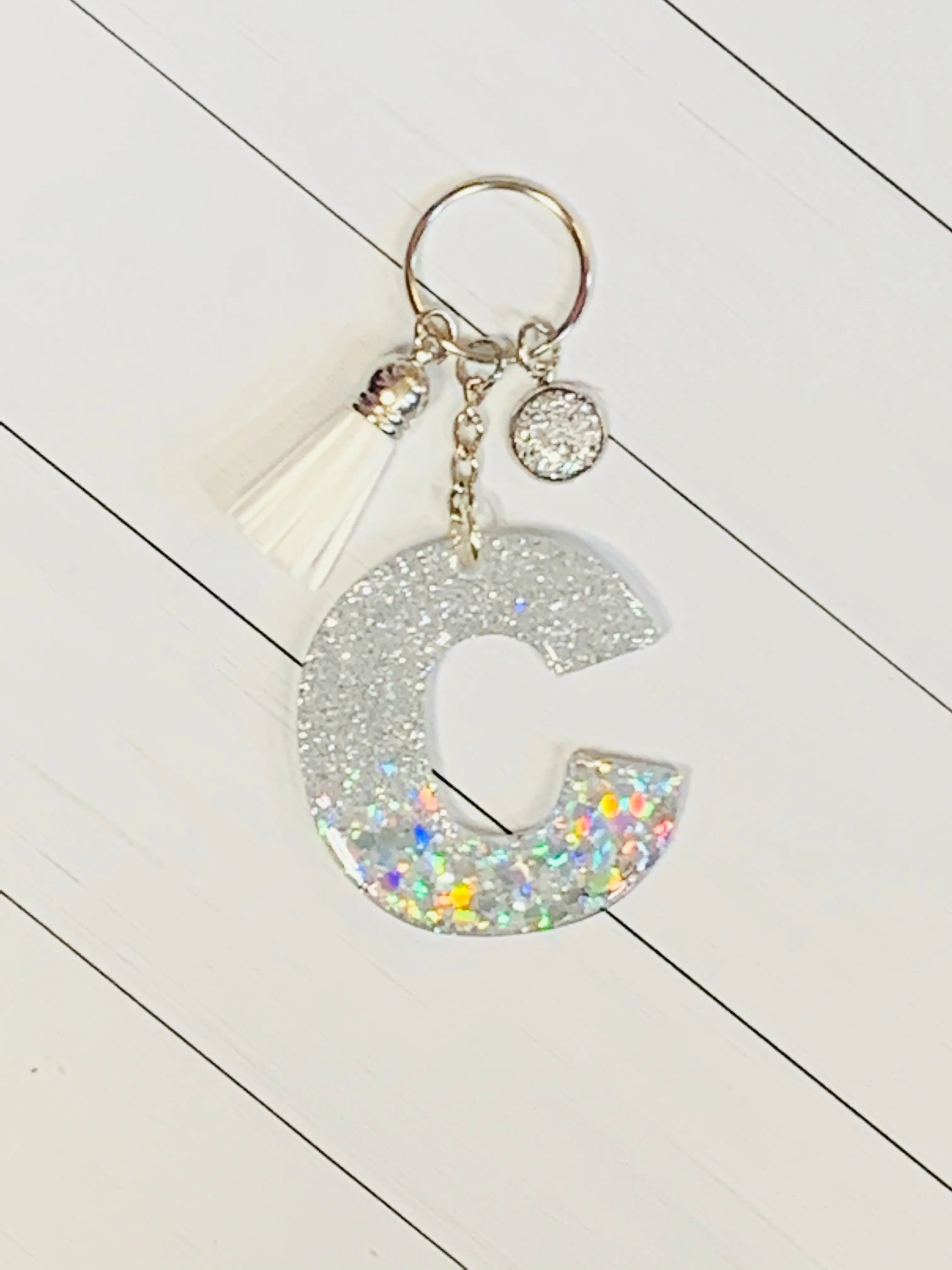 Initial Keychains 2”
