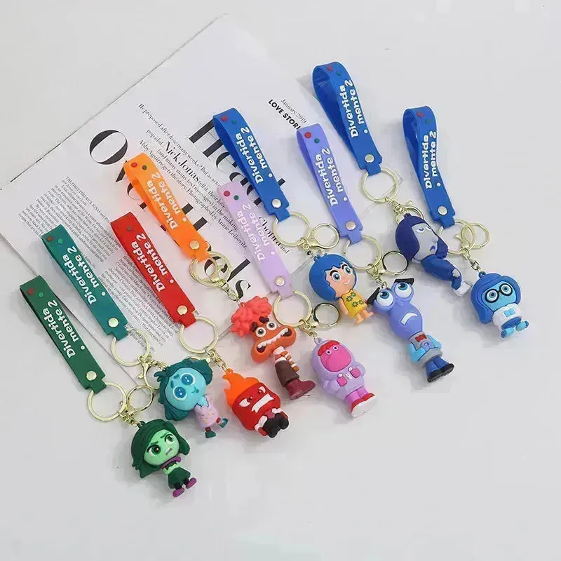 Inside Out Emotions 3D Keychain