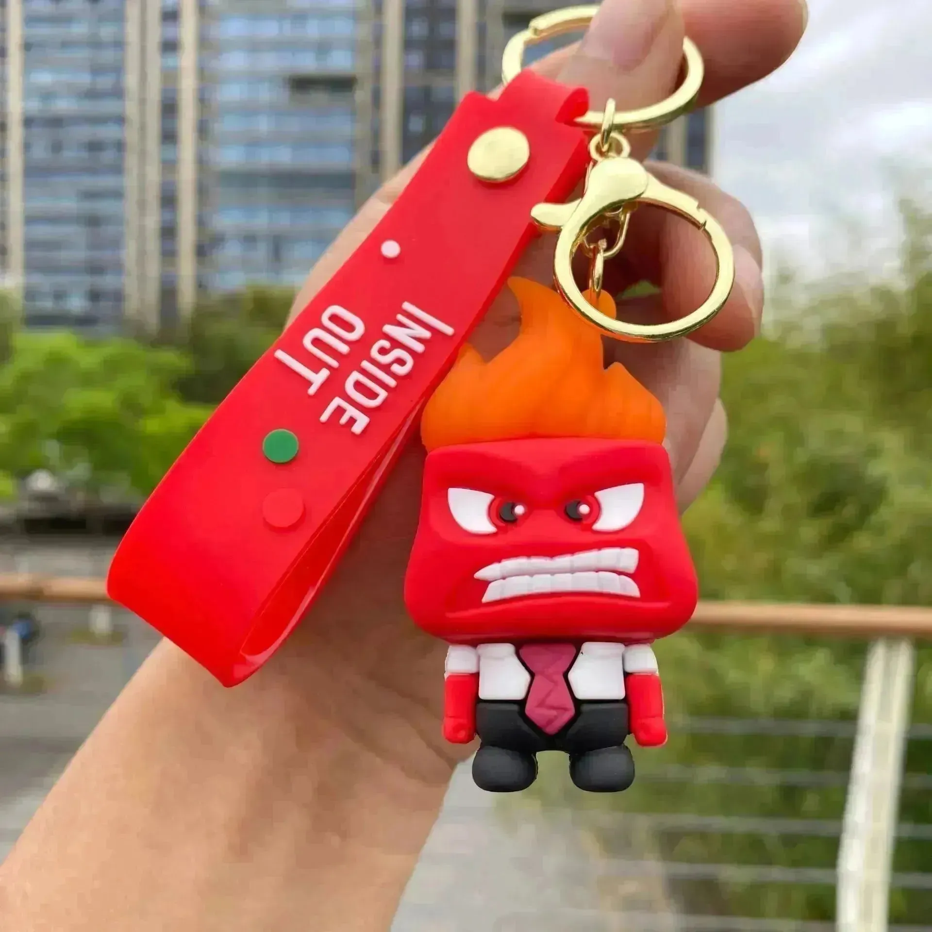 Inside Out Emotions 3D Keychain