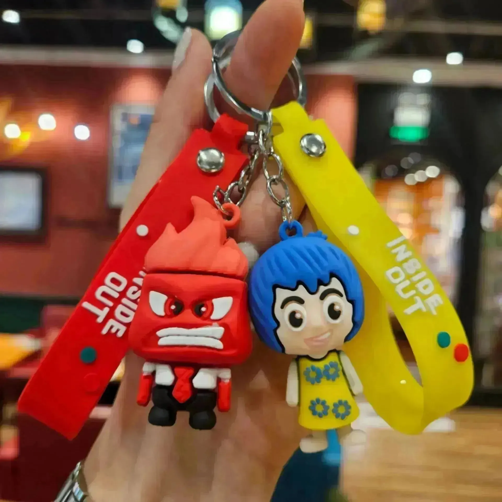 Inside Out Emotions 3D Keychain