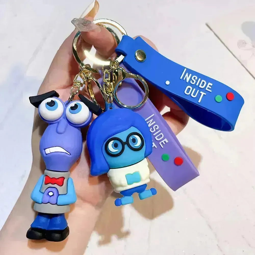 Inside Out Emotions 3D Keychain