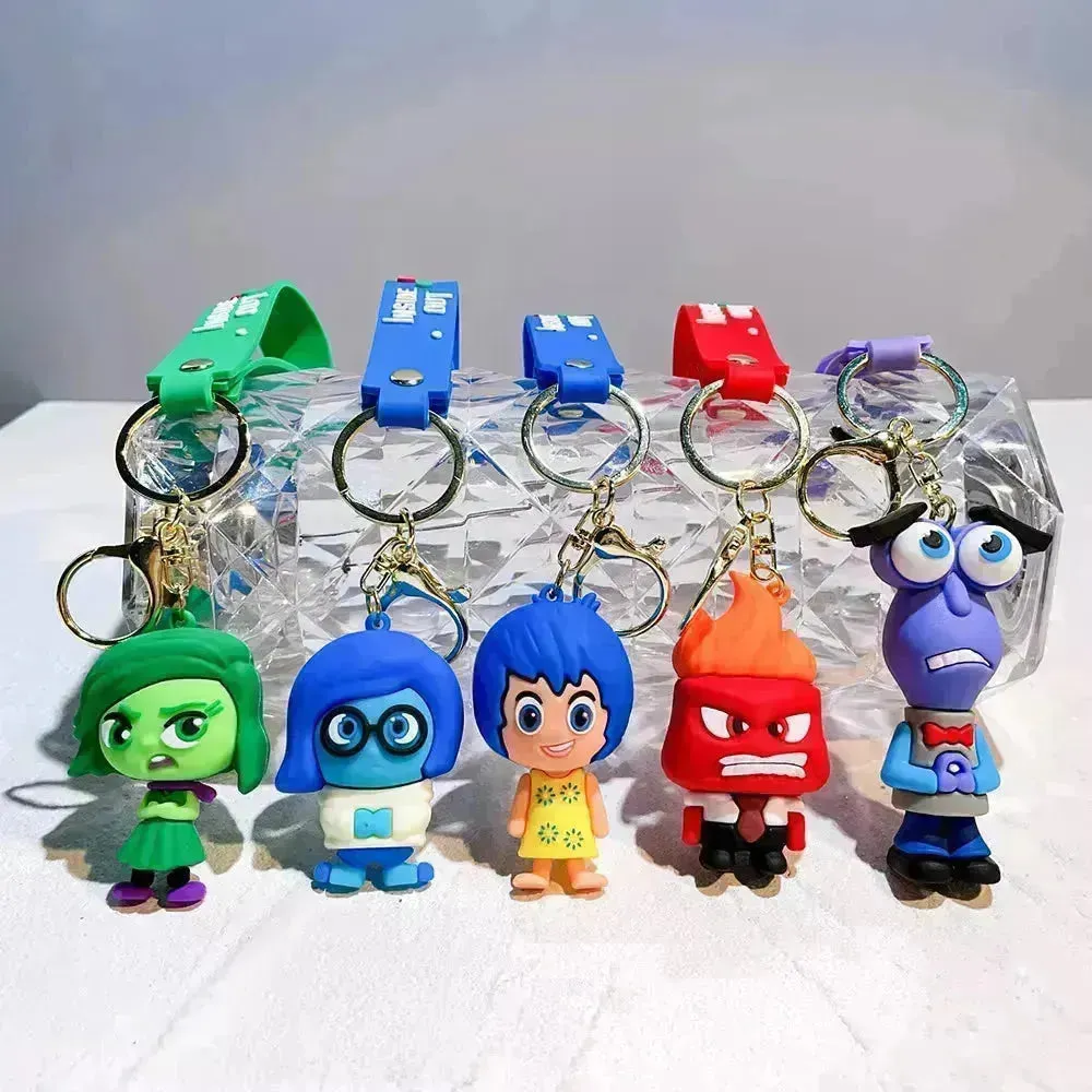 Inside Out Emotions 3D Keychain