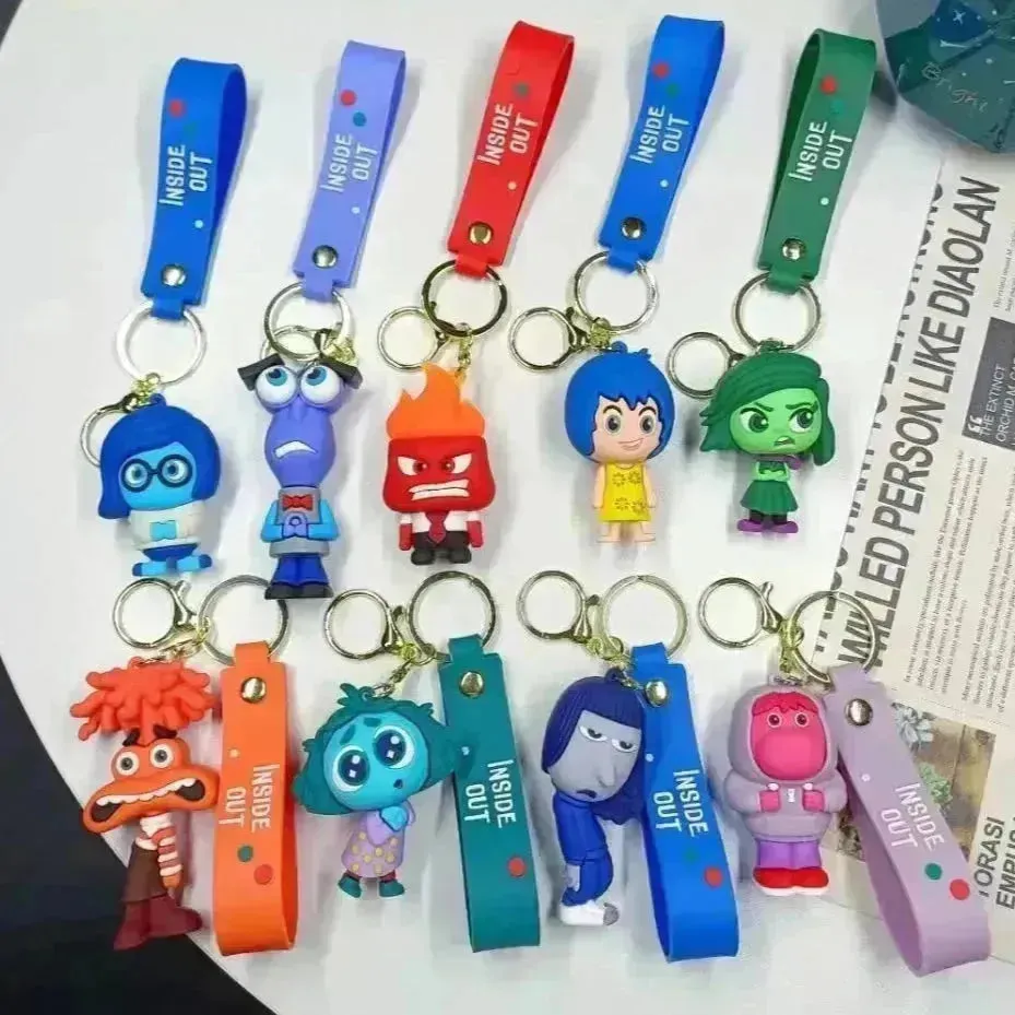Inside Out Emotions 3D Keychain