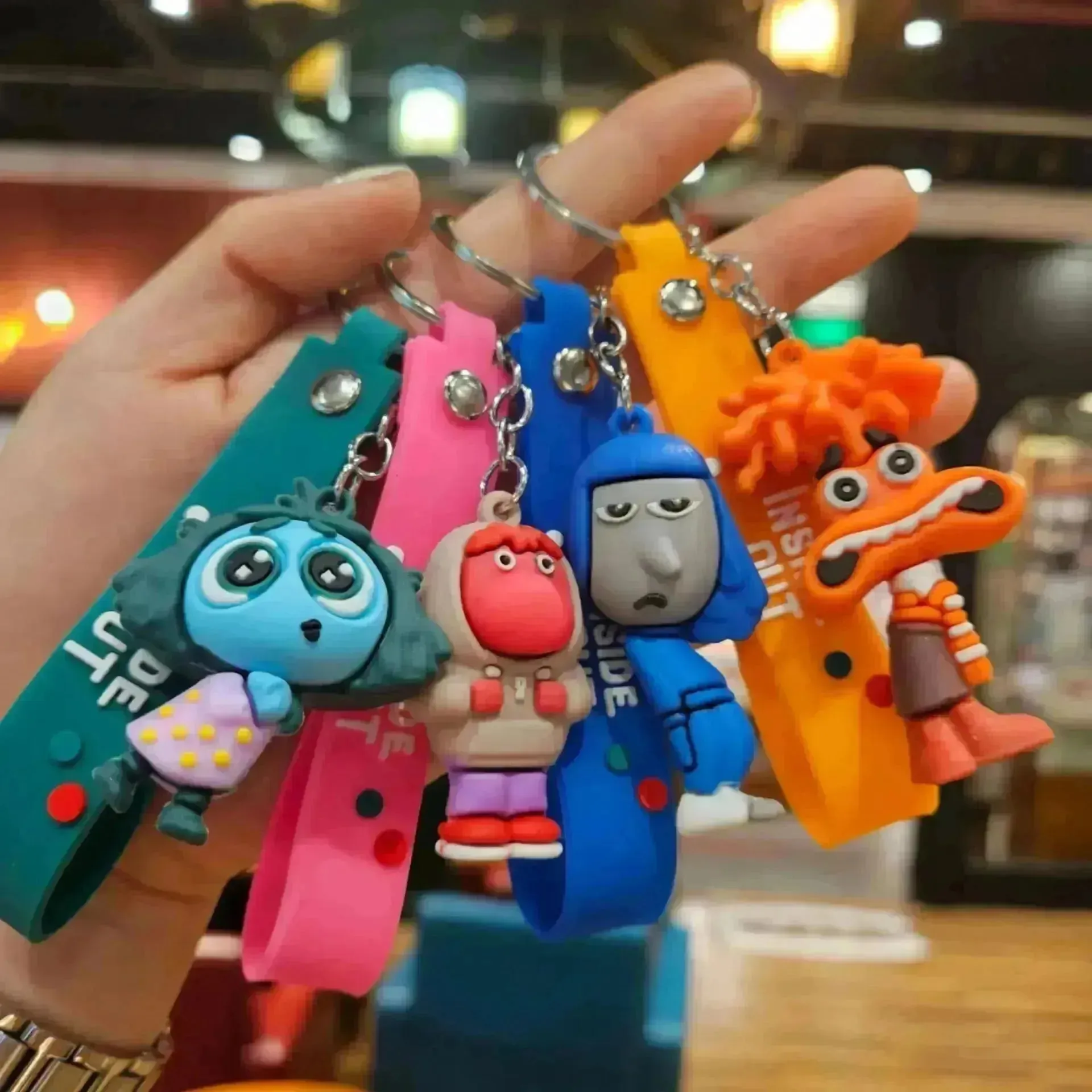 Inside Out Emotions 3D Keychain