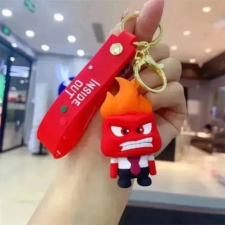 Inside Out Emotions 3D Keychain