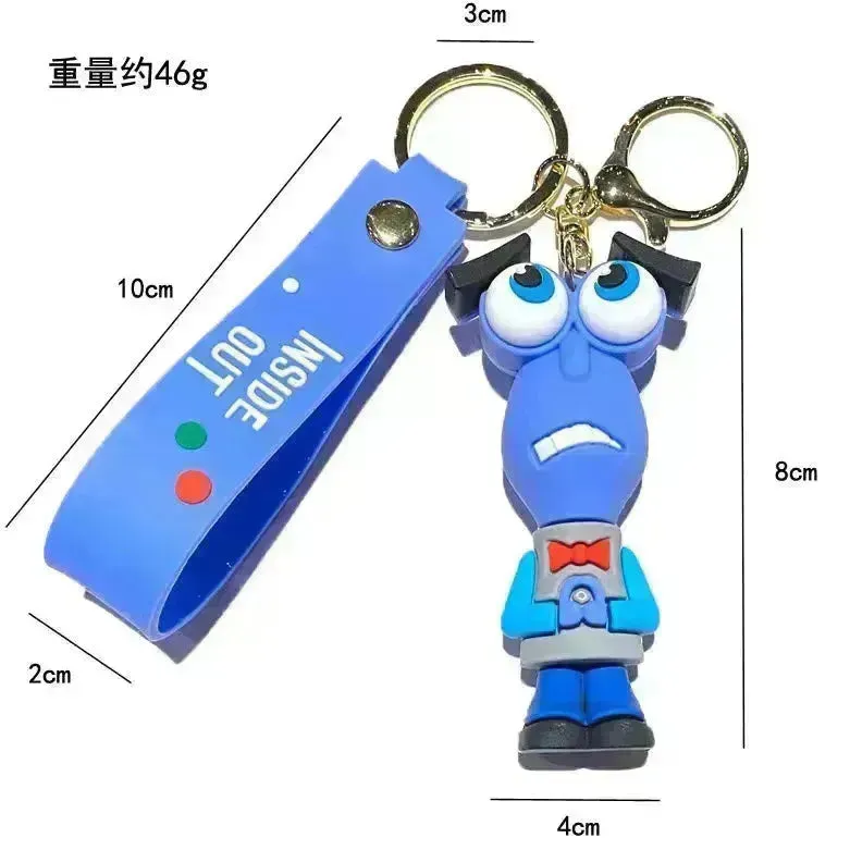 Inside Out Emotions 3D Keychain