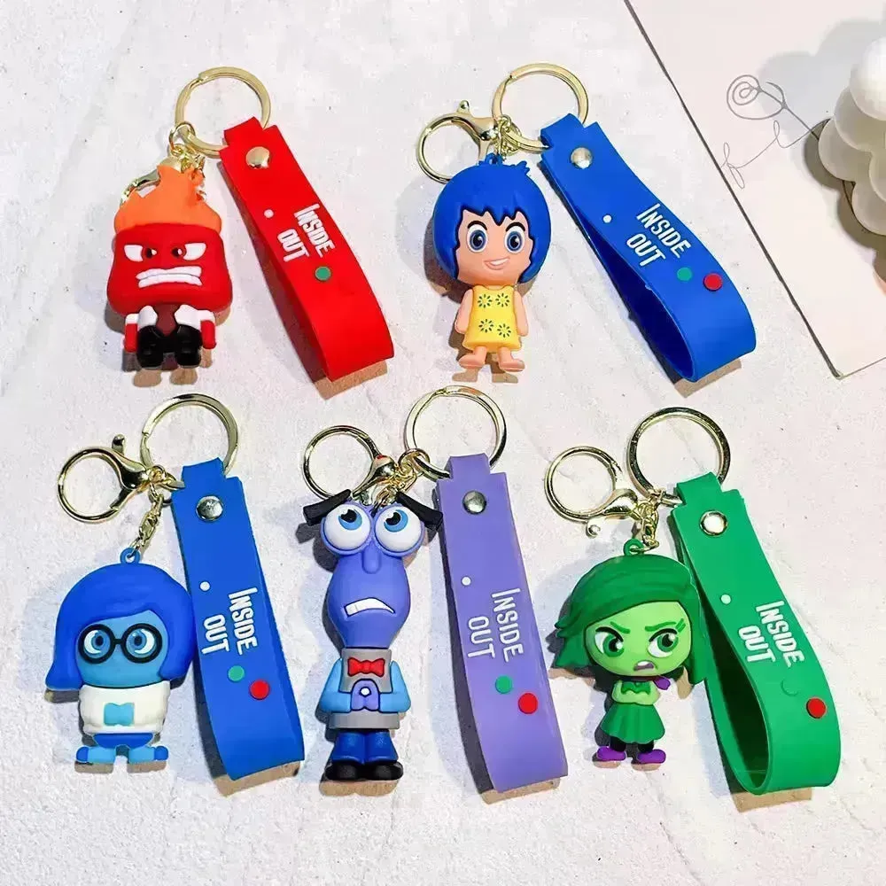 Inside Out Emotions 3D Keychain