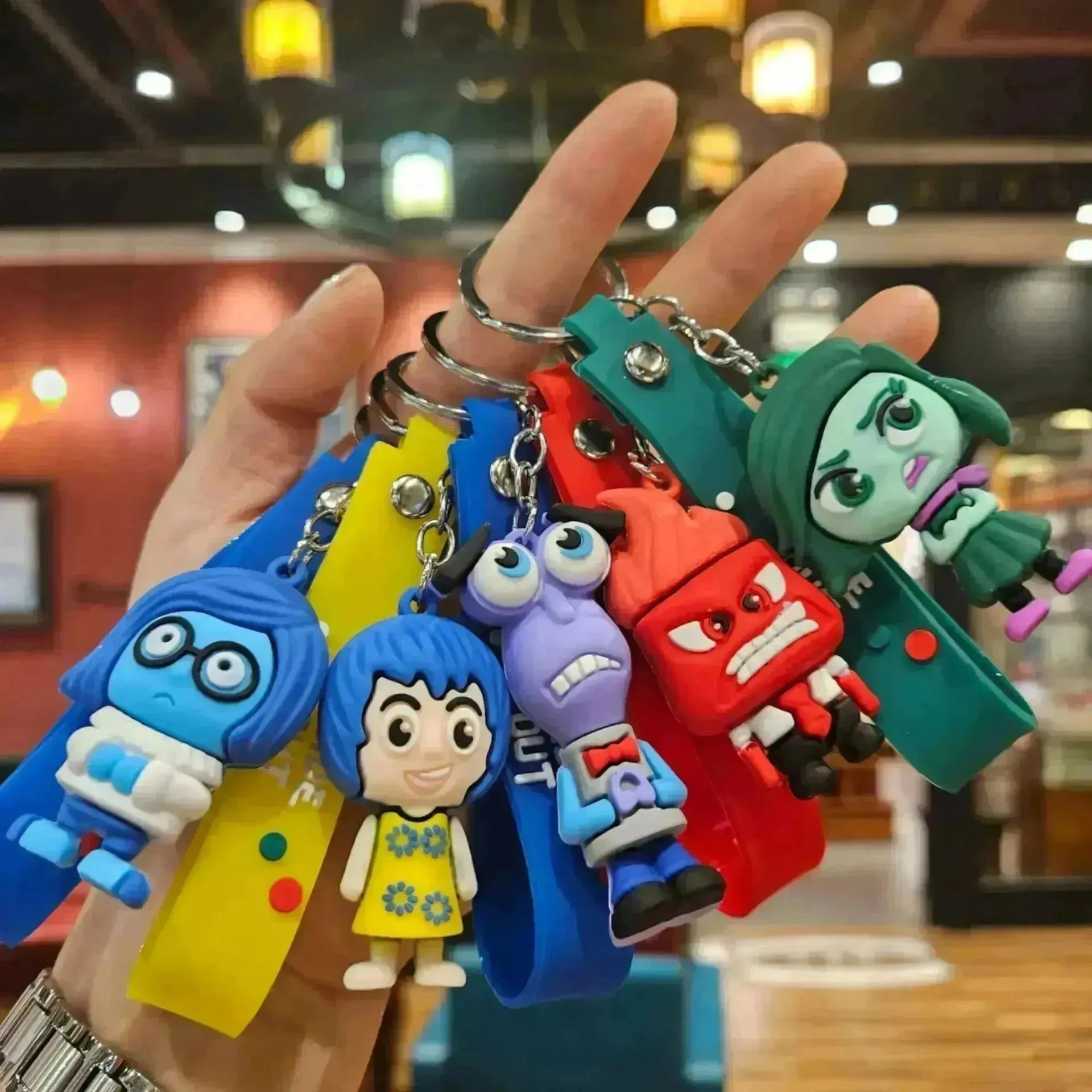 Inside Out Emotions 3D Keychain
